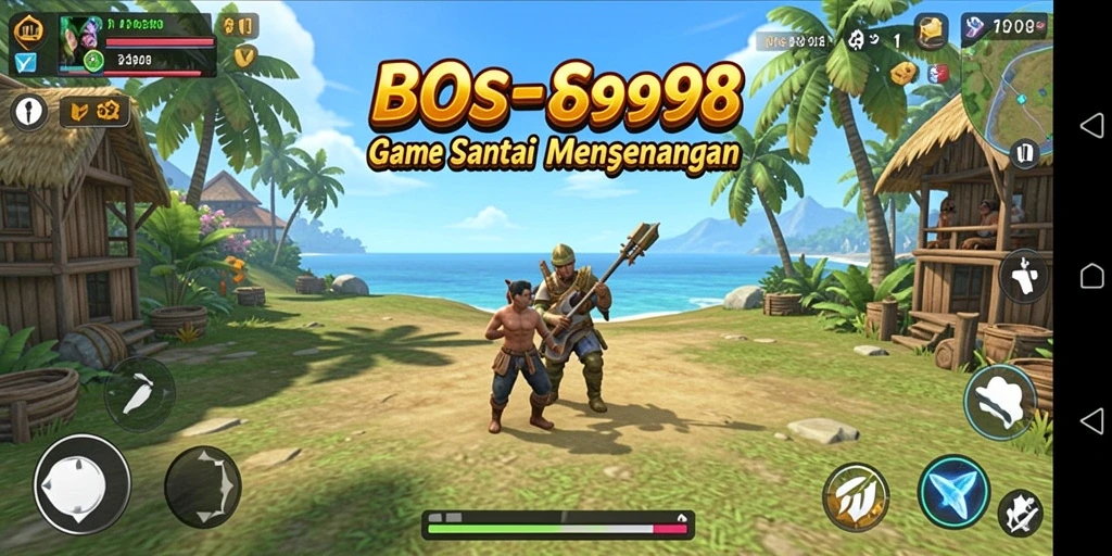Tampilan menarik dari gameplay seru BOS898 yang santai.