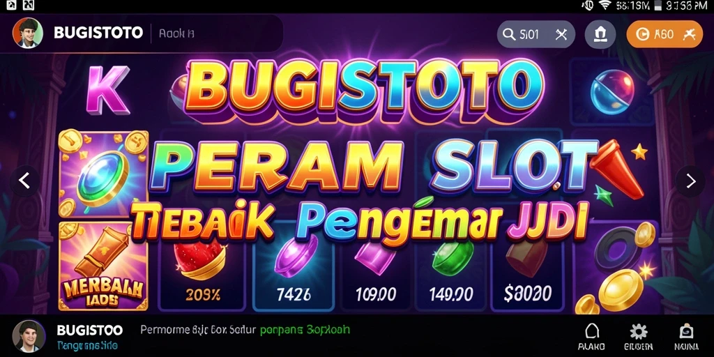 Tampilan menarik dari gameplay BUGISTOTO yang penuh warna.
