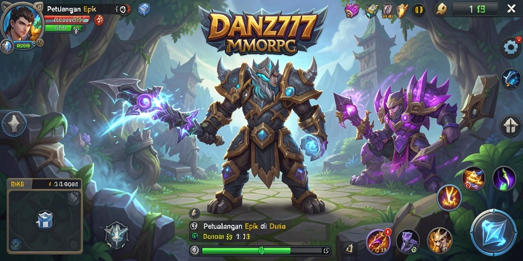 Tampilan menakjubkan gameplay MMORPG di DAN777.