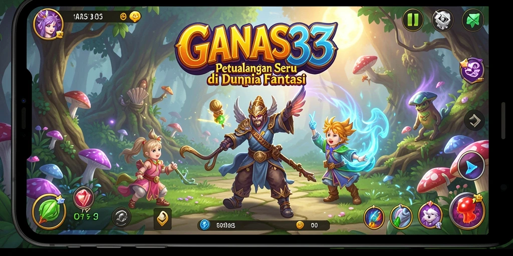 Screenshot gameplay GANAS33 menunjukkan petualangan seru yang menanti para pemain.