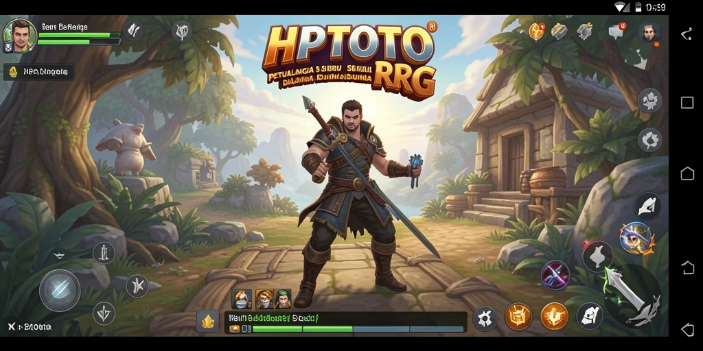 Tangkapan layar dari gameplay RPG yang mendebarkan di HPTOTO.