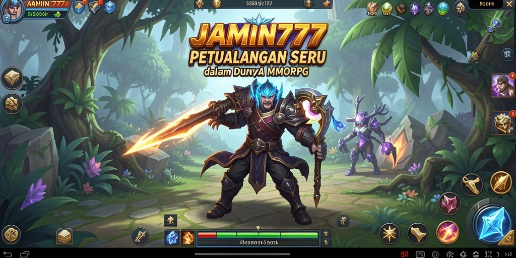 Tangkapan layar dari gameplay <strong>JAMIN777</strong> dengan aksi seru di dunia MMORPG.