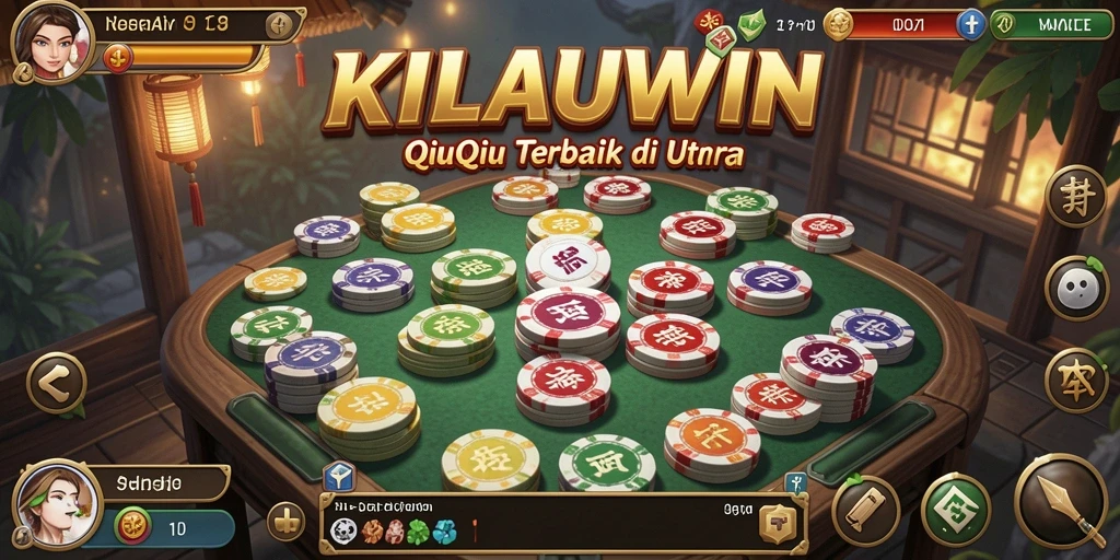 Screenshot gameplay QiuQiu KILAUWIN yang menarik dan interaktif.