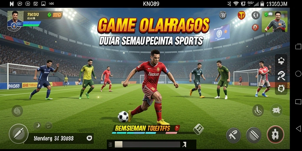 Gameplay KNO89 yang seru dengan aksi olahraga mendebarkan.