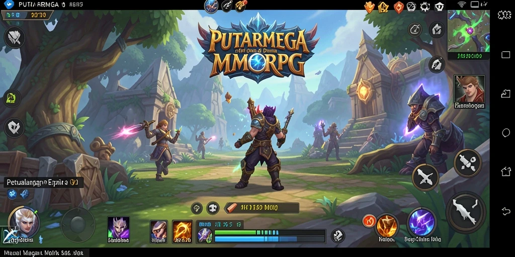 Tangkapan layar dari gameplay PUTARMEGA yang penuh aksi dan petualangan.