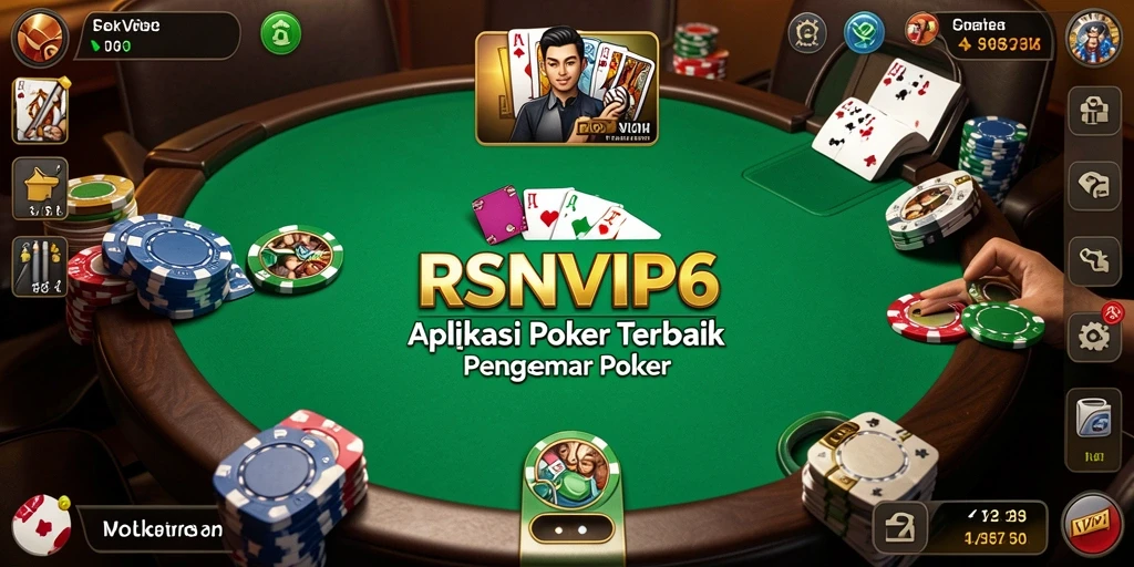 Tampilan gameplay poker yang seru dan mendebarkan di RSNVIP6.
