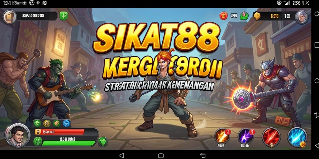 Tampilan gameplay SIKAT88 yang menantang dan strategis.
