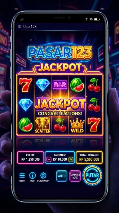 Berbagai kategori aplikasi tersedia di pasar123.